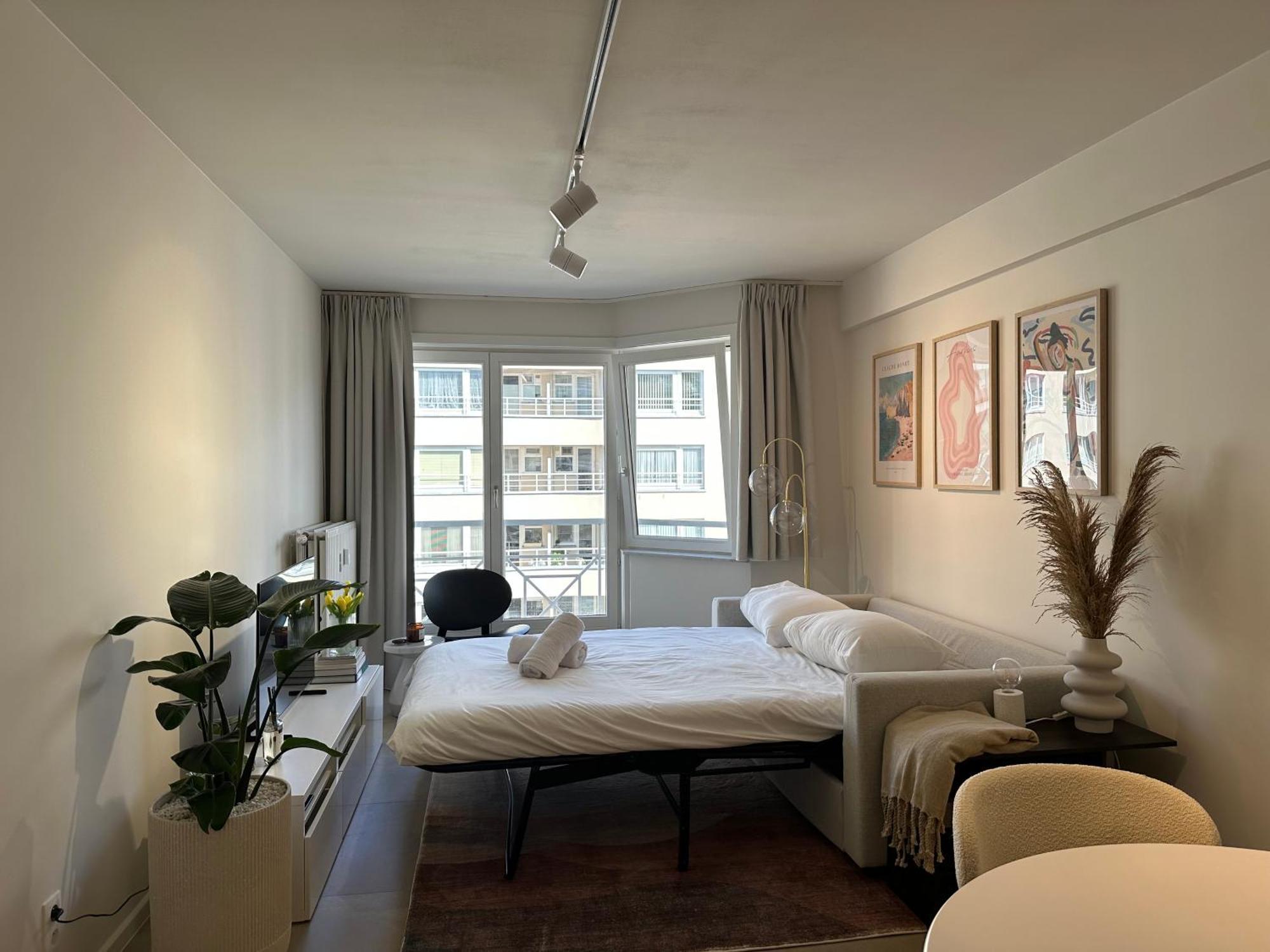 Studio F - 2 Personen - Op 250M Van De Zee Ostende Kültér fotó